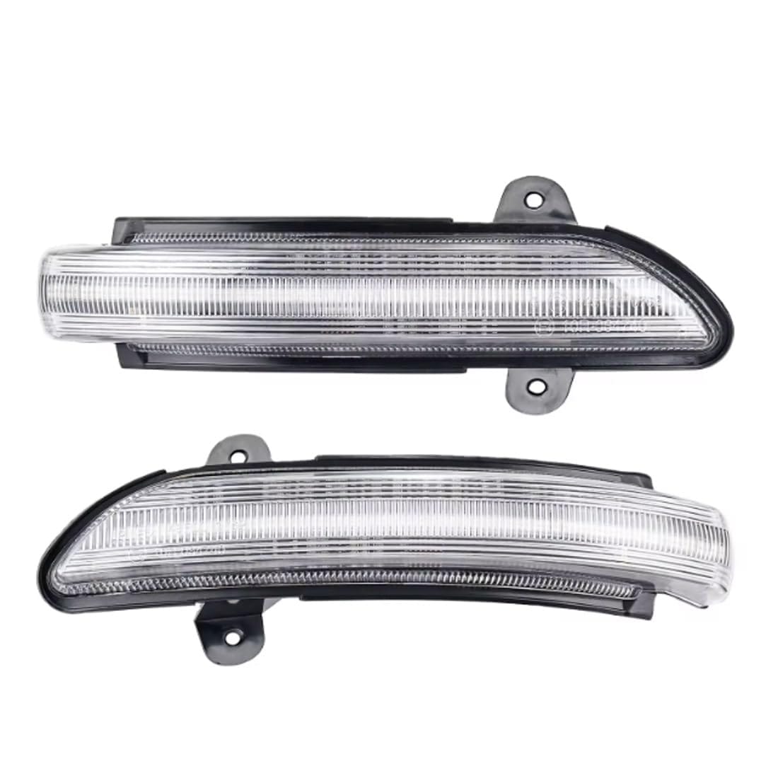 hotimp・・ クリアレンズ仕様 W211後期 W216 W219 W221前期 LED 流れて光る ドアミラー シーケンシャルウインカー ベンツ 純正交換タイプ 左右１組 発光色：オレンジ