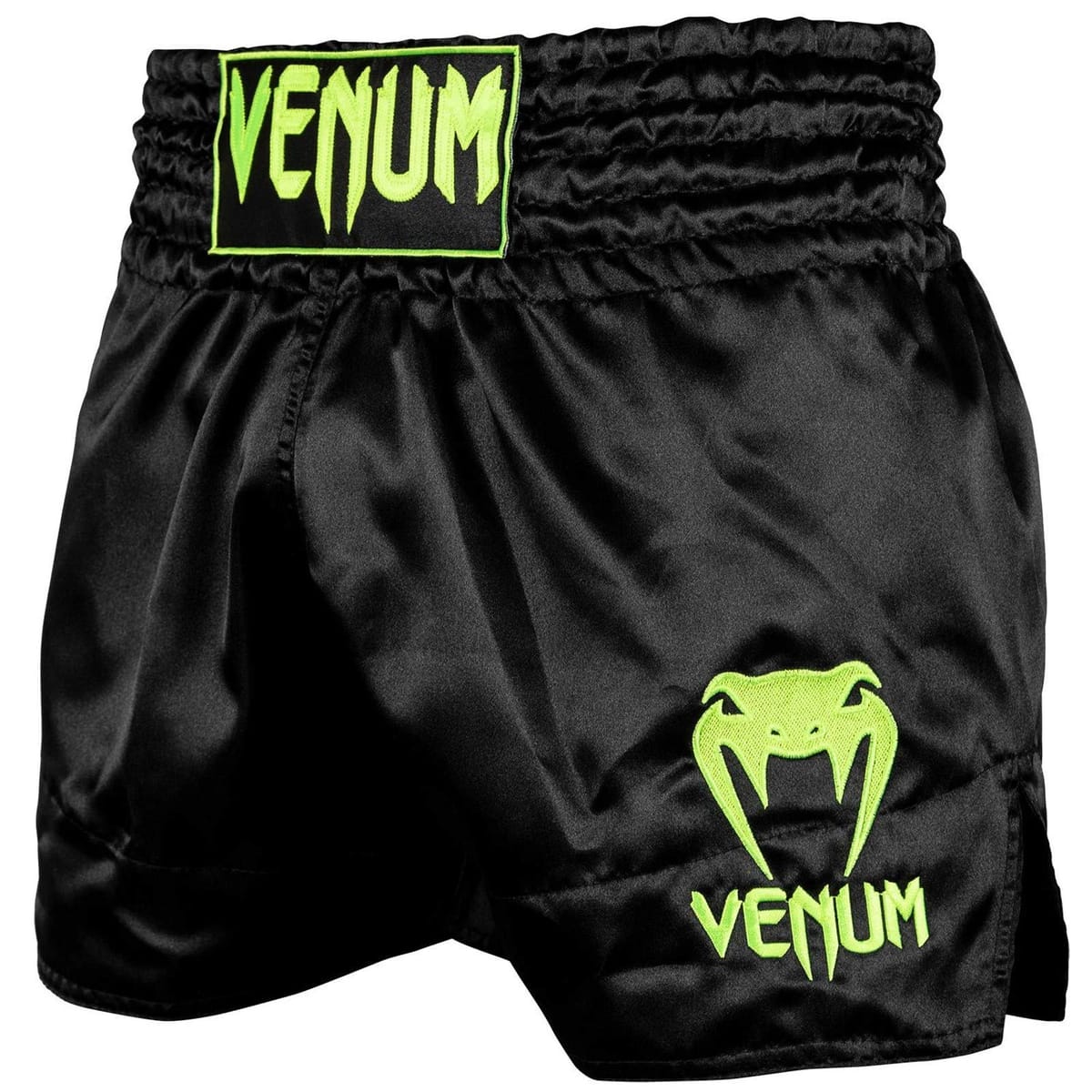 VENUM[ヴェヌム] ムエタイ ショーツ Classic クラシック (黒/ネオイエロー, S)