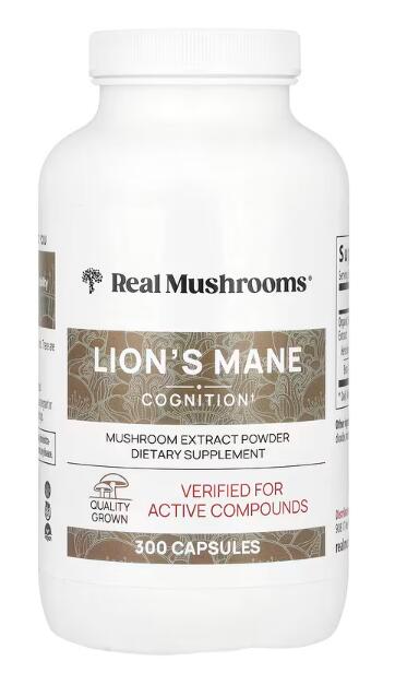 Real Mushrooms社 オーガニック 生まれながら謂われ因縁かつ専門職的な抽き出し遣りかたの 生まれながら ヤマブシタケ の 加えること Real Mushrooms Lion’s Mane Capsules 山伏茸 やまぶしたけ 山伏たけ