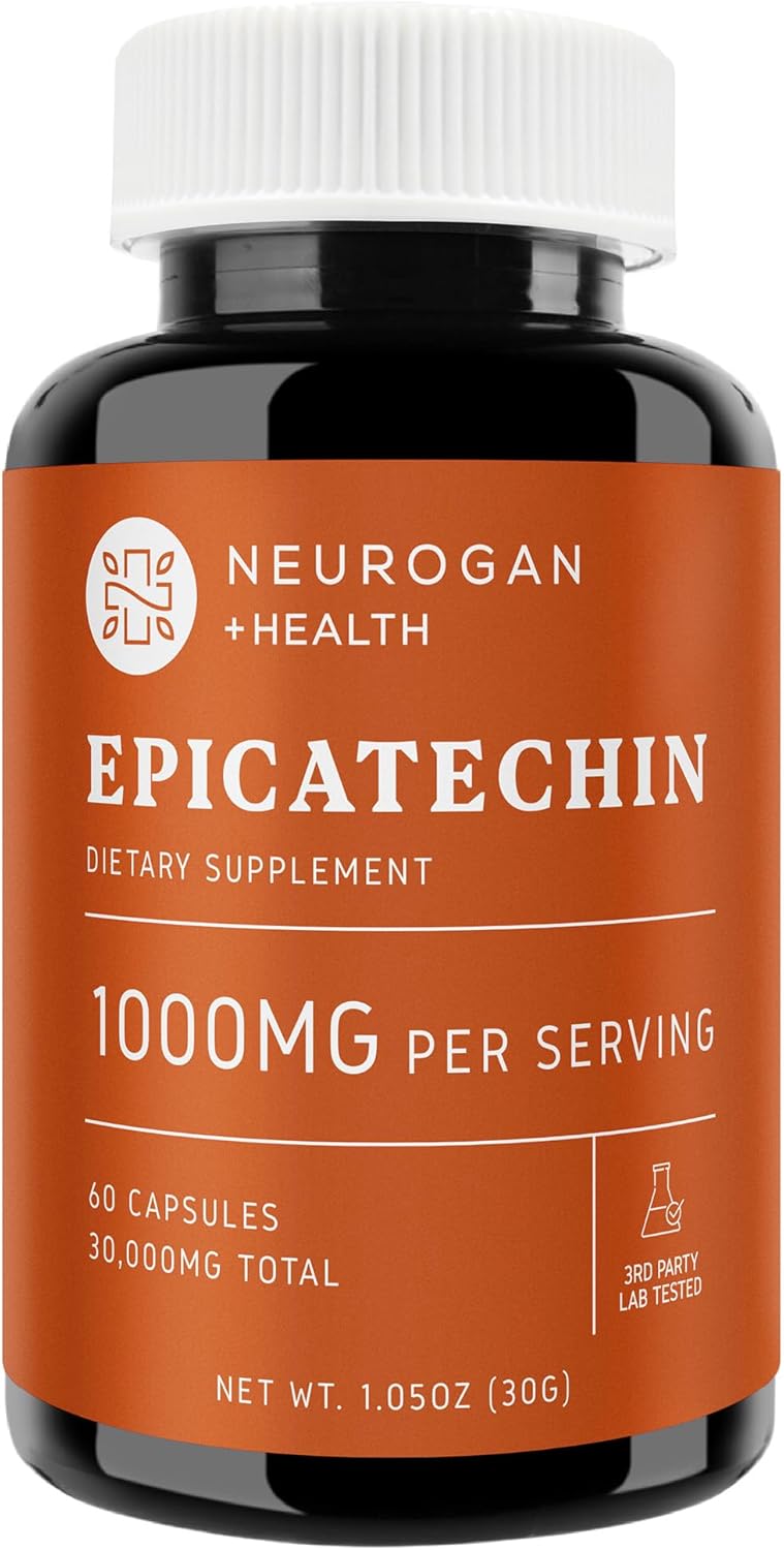 Neurogan Health 社 エピカテキン サプリ 1粒あたり近所500瓱組みあわせる 60粒入 1ヶ月分  加えること Epicatechin