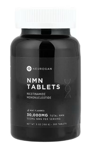 「大静電容量300粒」Neurogan Healthd社 NMN 1粒あたり近所100瓱組みあわせる ニコチンアミドモノヌクレオチド サプリ ペパーミント味 経口避妊薬300粒 加えること