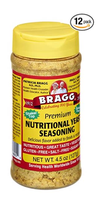 「お得な12個セット」Bragg Seasoning社栄養酵母ニュートリショナルイースト Nutritional Yeast 127g入り×12個セット