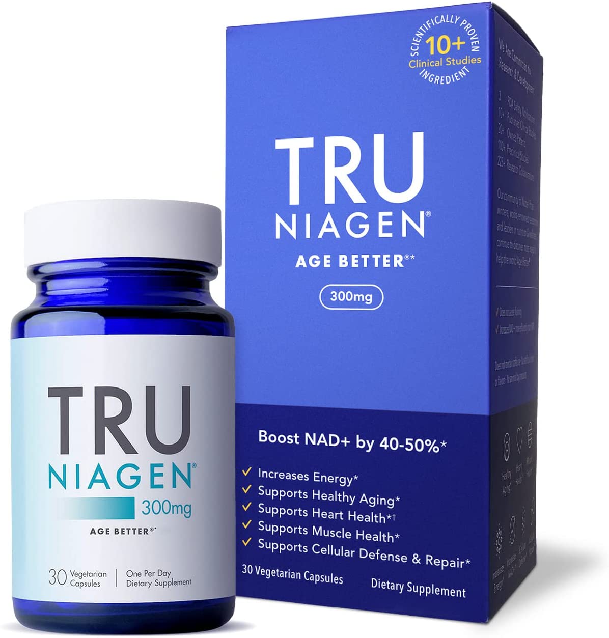 「300瓱/30粒」TRU NIAGEN NAD +ブースターサプリメントニコチンアミドリボシド