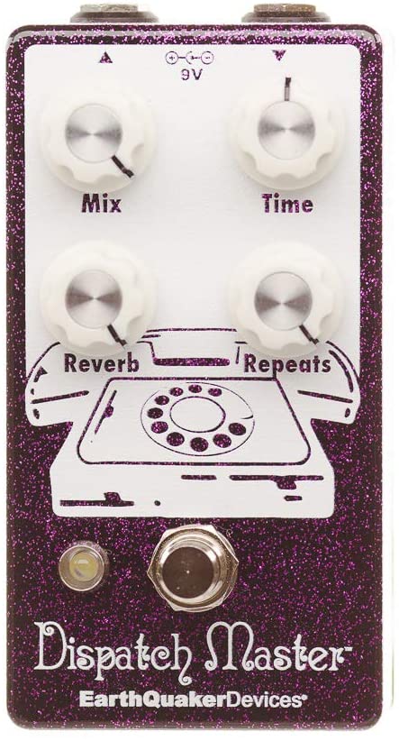 Earthquaker Devices 社Master V3 Delay and Reverb, Limited Edition Purple Sparkle