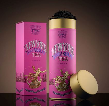 「ギフト包装」シンガポールの高級紅茶TWG New York Breakfast Tea（ニューヨーク ブレックファスト ティー） (100g・茶葉)｜Hinako