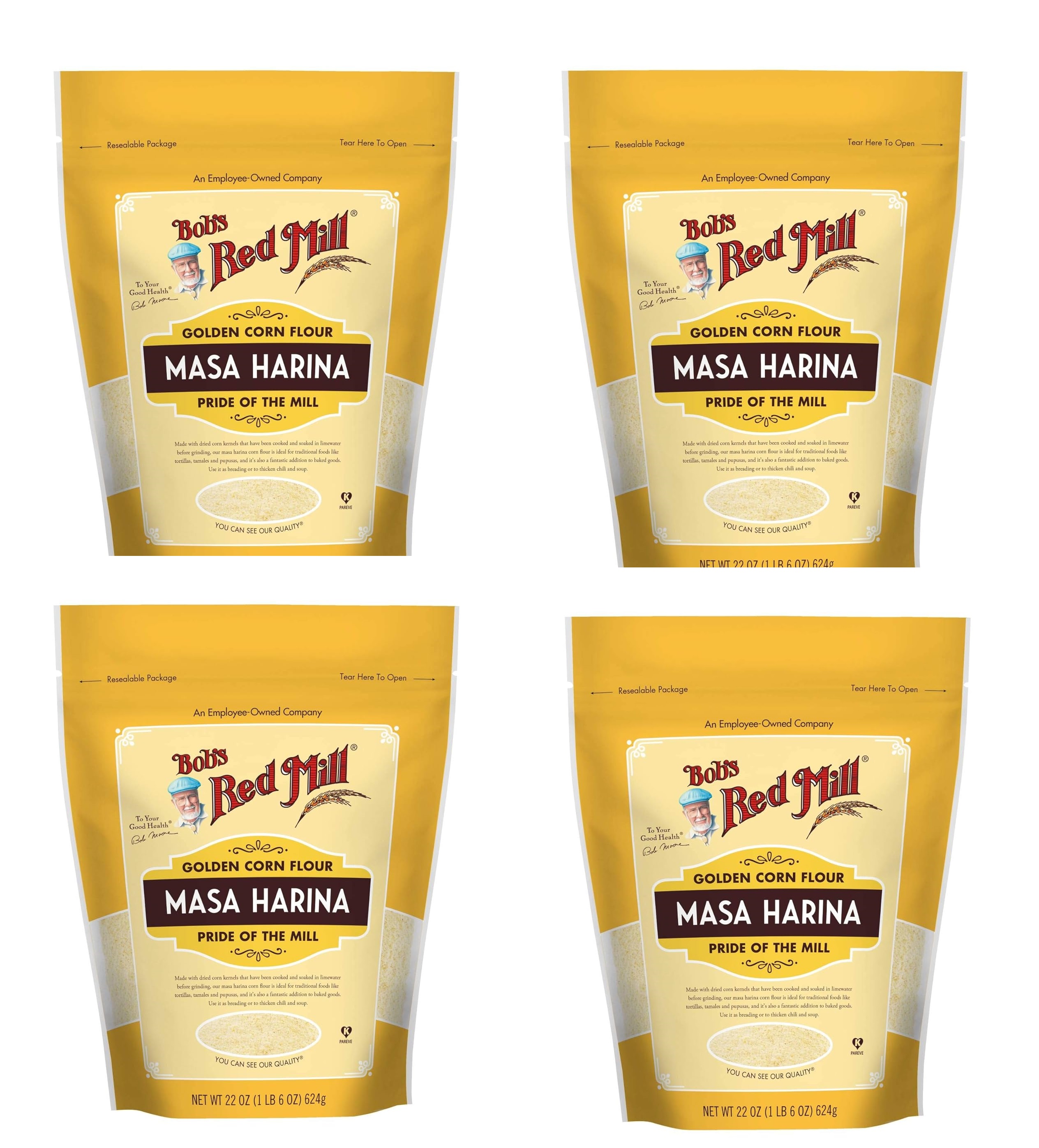 【楽天市場】「お得な4個セット」Bob's Red Mill, ゴールデンコーンフラワー、マサハリナ、624 g（22 oz）×4個：Hinako