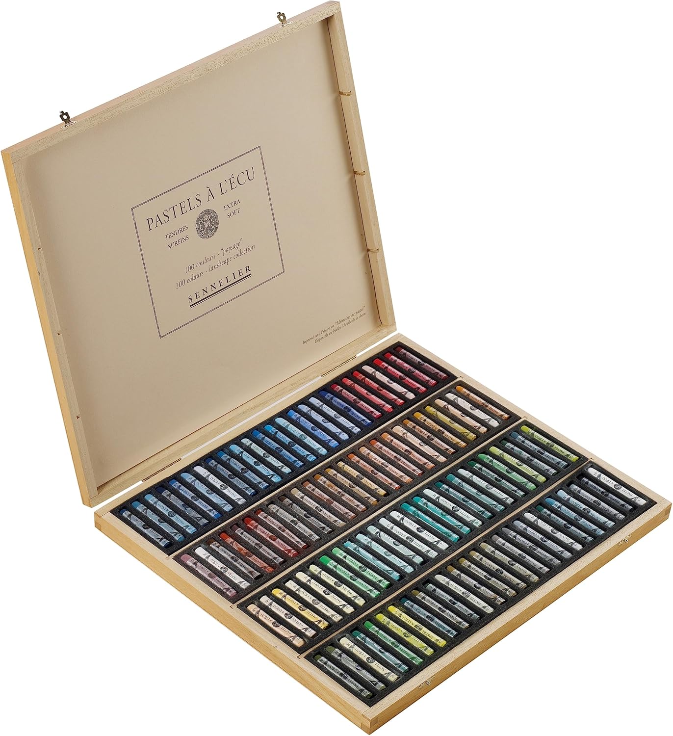 セネリエ エクストラソフト フルスティックパステルセット 50色 マルチカラー Sennelier Extra-Soft Full Stick Pastel Set, 50 Colors, Multicolor