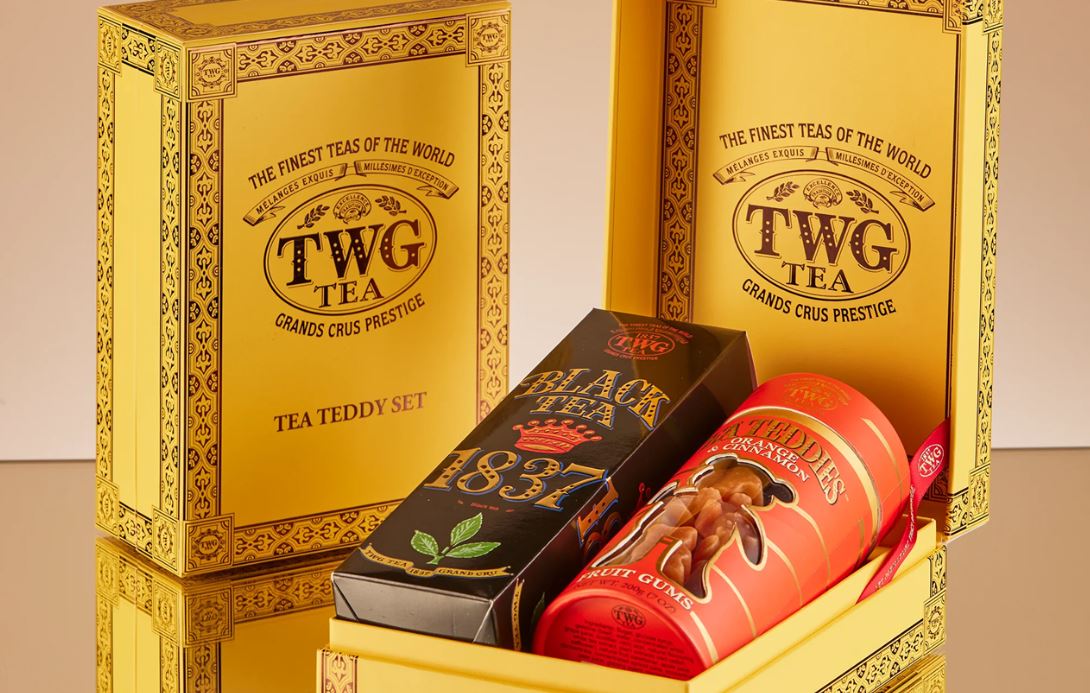 「ギフト包装」シンガポールの 高級紅茶 TWG シリーズ　1837 Teddy Gift Sett ブラックティーギフトセット ■リボン ティーダブルジー ティーダブリュージー ティー