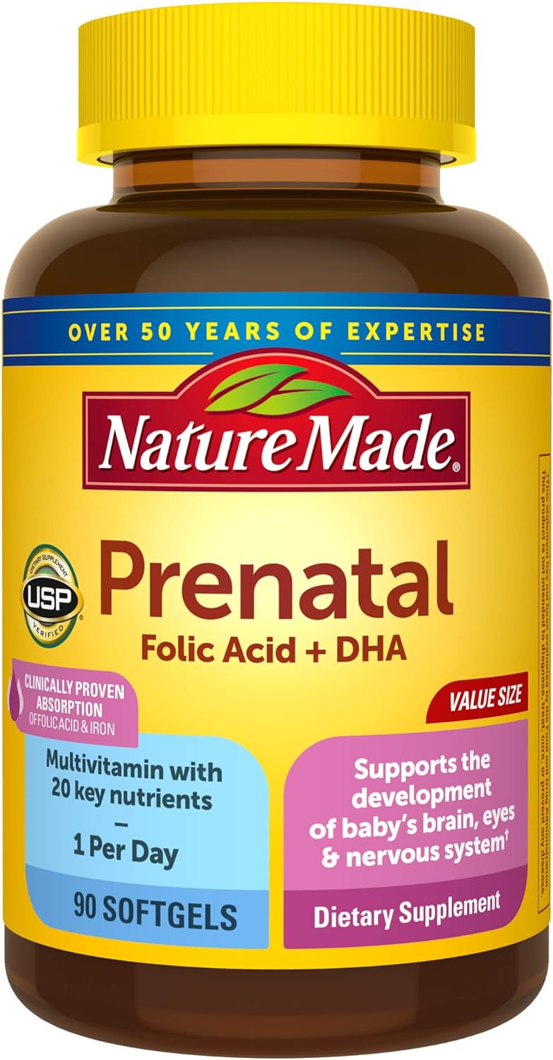Nature Made　プレナタルマルチ + DHA、90ソフトジェル サプリメント 8,791円