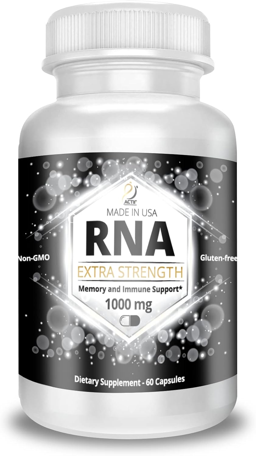 Actif社 RNA加えること1粒あたり近所リボ核酸（RNA）500瓱組みあわせる 60粒入り口・入口1本