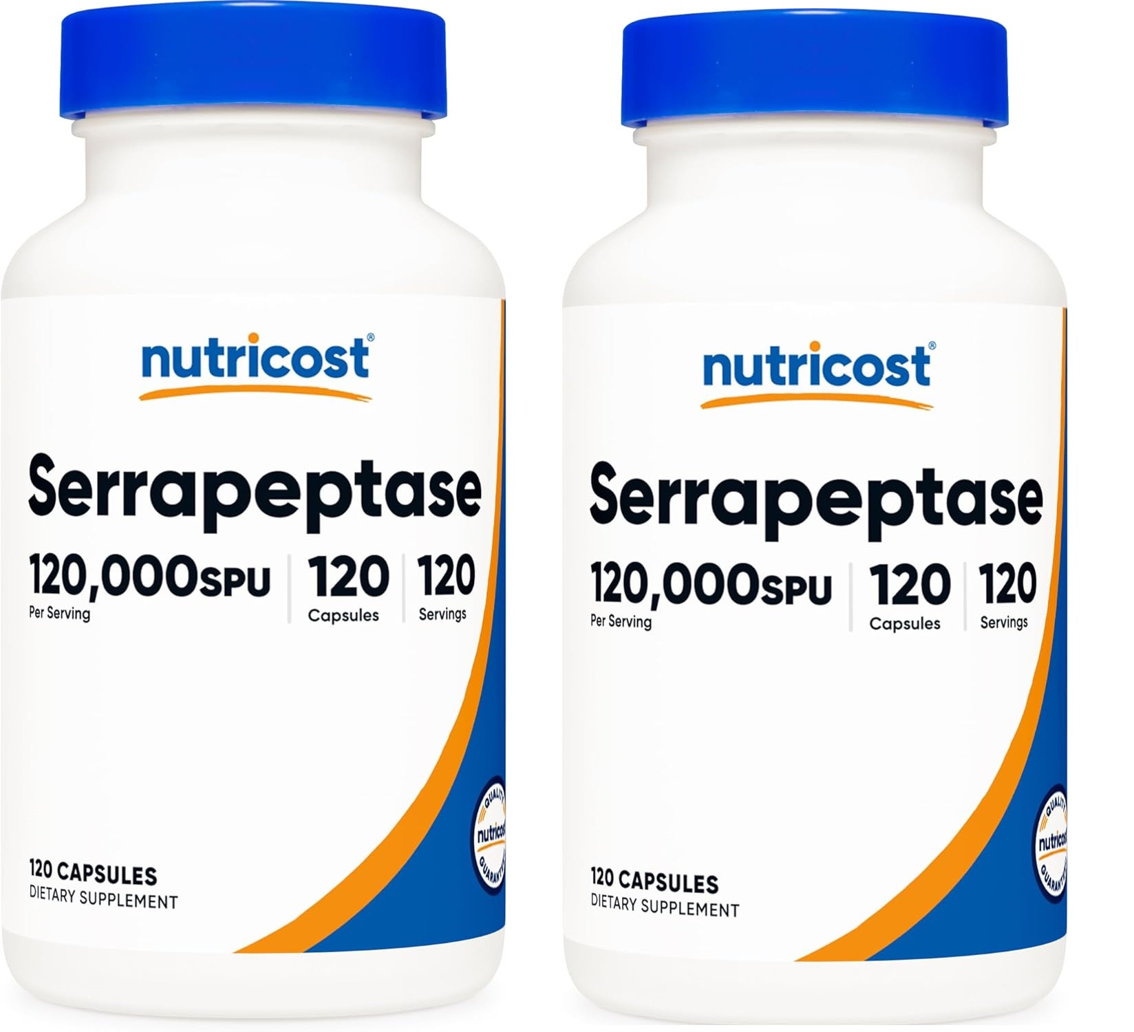 「お得な2本セット」Nutricost 社 セラペプターゼ サプリメント 1粒あたり 120,000SPU 配合120粒×2本 サプリメント Nutricost Resveratrol 700mg, 120 Capsules ×2 bottle - Vegan, Gluten Free, Non-GMO 11,186円