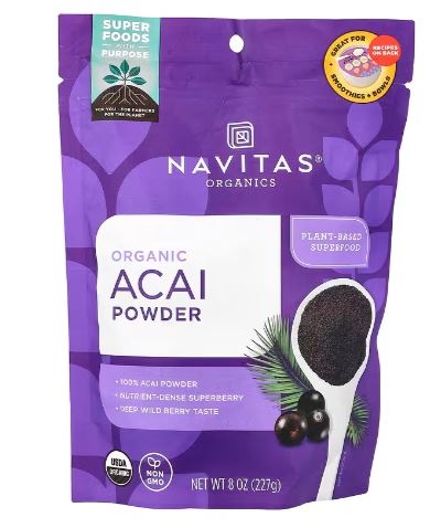 Navitas Organics社オーガニックアサイーパウダー（227 g）1袋