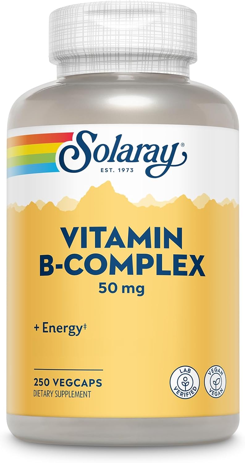 Solaray ヴィタミンB劣弱意識、50瓱、ベジカプセル250粒加えること