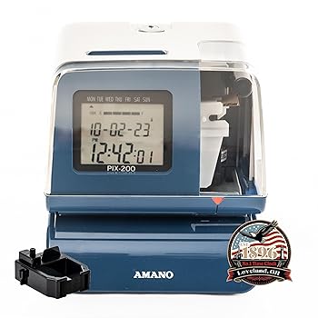 【中古】アマノ ひと休み消し印 PIX-200