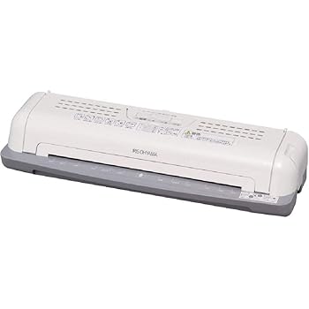 【中古】【39shop】アイリスオーヤマ★ラミネーター A3/A4対応 ~150μm対応 ウォームアップ時間6分 温度調節機能 ホワイト/グレー LTA32W（良い）｜ドリエム店