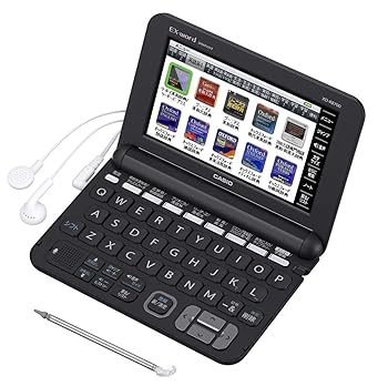 【中古】【39shop】カシオ★電子辞書 エクスワード ビジネスモデル XD-K8700BK ブラック コンテンツ180（非常に良い）｜ドリエム店