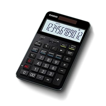 【中古】カシオ プレミアム電卓 12桁 ブラック S100