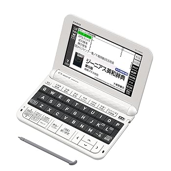 【中古】【39shop】カシオ★電子辞書 高校生エントリーモデル エクスワード XD-Z4000 30コンテンツ ホワイト（良い）｜ドリエム店