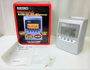 【中古】セイコープレシジョン タイムレコーダー QR-375 QR-375