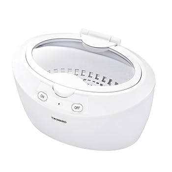 【中古】ツイン禽鳥 超音波洗いもの器 自動小銃立ち止まる 洗いものカゴ 洗いもの保持者付 メガネ洗いもの 付属品 プラモデル 眼鏡 時辰儀 指環 部分義歯 白いこと EC-4518W