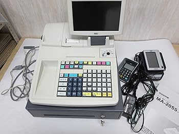 【中古】東芝 テック 電子 システム レジ スター MA-2055 ホワイト 99部門
