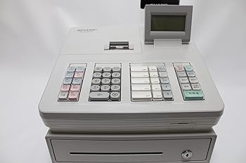 【中古】シャープ 電子レジスター ホワイト系 XE-A207W-W