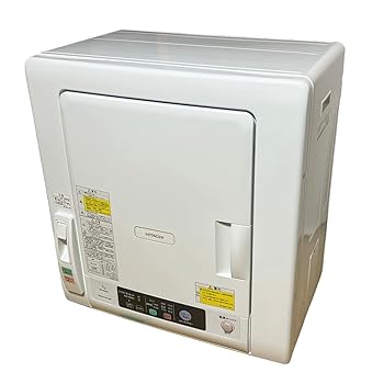 【中古】日立HITACHI 日立 5.0kg 衣類乾燥機HITACHI これっきりボタン DE-N50WV-W ホワイト