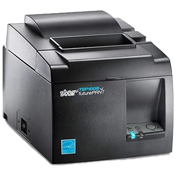 【中古】スター精密 取り付け型感熱式印刷機 TSP100futurePRNTつづき物 TSP100IIILAN TSP143IIILAN GY JP Ethernet繋ぎ合わせる 薄墨色