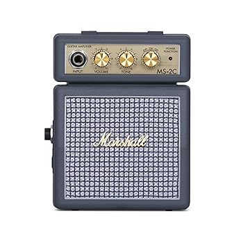 【中古】Marshall ミニアンプ クラシック風 MS-2C 電池/アダプター両対応 ヘッドホンジャック装備 10,958円