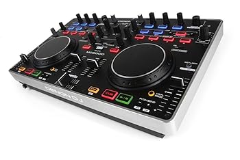 【中古】【39shop】DENON★MC2000 USB MIDI DJコントローラー ブラック(良い)|ドリエム店