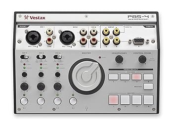 【中古】【39shop】Vestax★ライブ配信向け オーディオインターフェイス PBS-4 ステミキ/ビデオセレクト機能(非常に良い)|ドリエム店