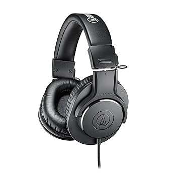 【中古】オーディオテクニカ ATH?M20xプロフェッショナルモニターヘッドホン 有線 スタジオレコーディング / 楽器練習 / ミキシング / DJ / ゲーム / モ