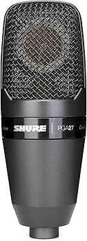 【中古】【39shop】SHURE★スタジオ ボーカル用マイクロホン ケーブルなし PGA27LC 国内正規品(良い)|ドリエム店