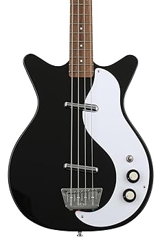 【中古】Danelectro ベースギター 59モデル ダブルカッタウェイ ロングスケール ブラック