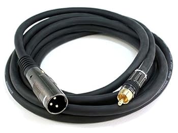 【中古】【39shop】Monoprice★104778 10フィートプレミアシリーズXLRオスto RCAオス16 AWGケーブル 4778（良い）｜ドリエム店