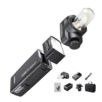 【中古】日本置き目代わりになる店Godox AD200 衣嚢 TTL す早さ点火装置 閃光電球 携帯型 GN52 GN60 1 / 8000s HSS 2.4G 200W豪然たる力強さ Nikon Sony Cano