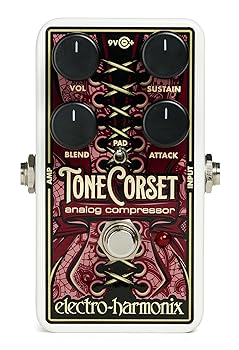 【中古】【39shop】ELECTRO-HARMONIX★Tone Corset Analog Compressor コンプレッサー エフェクター(非常に良い)|ドリエム店