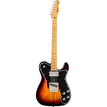 【中古】【39shop】Squier★by Fender エレキギター Classic Vibe '70s Telecaster? Custom, Maple Fingerboard, 3-Color Sunburst ソフトケース（良い）｜ドリエム店