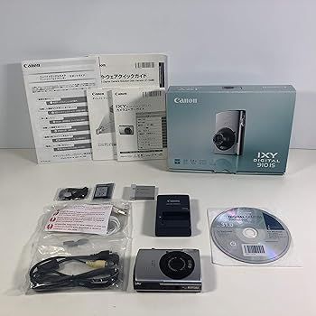 【中古】【39shop】Canon★デジタルカメラ IXY イクシ DIGITAL 910IS ブラック IXYD910IS(良い)|ドリエム店