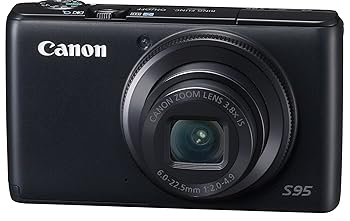 【中古】Canon デジタル写真器 Powershot S95 PSS95 1000万絵素高感じやすさCCD 光学3.8倍望遠レンズ 広角28粍 3.0型液晶 F2.0