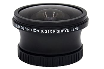 【中古】0.21x 高解像度魚眼レンズ 37mm Sony Handycam HDR-SR11用
