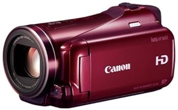 【中古】【39shop】Canon★デジタルビデオカメラ iVIS HF M41 レッド IVISHFM41RD 光学10倍 光学式手ブレ補正 内蔵メモリー32GB(良い)|ドリエム店