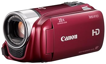 【中古】Canon デジタルビデオカメラ iVIS HF R21 レッド IVISHFR21RD 光学20倍 手ブレ補正 内蔵メモリー32GB