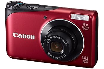 【中古】【39shop】Canon★デジタルカメラ PowerShot A2200 レッド PSA2200RE（良い）｜ドリエム店