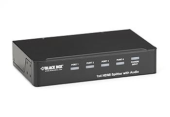 【中古】Black Box 1x4 HDMIスプリッター オーディオ