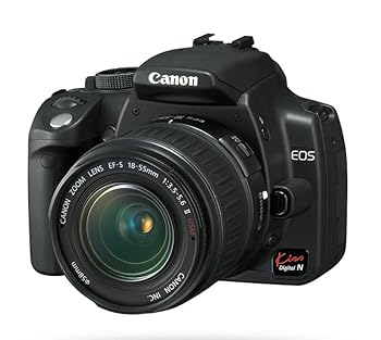 【中古】【39shop】Canon★EOS kiss Digital N レンズキットブラック（非常に良い）｜ドリエム店
