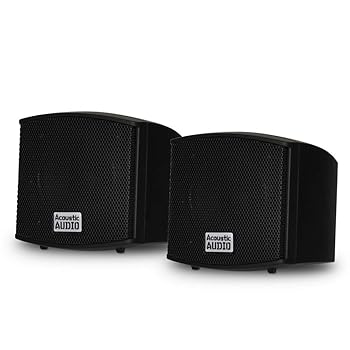 【中古】Acoustic Audio AA321B Surround Speakers, Black, Set of 2 by Acoustic Audio by Goldwood