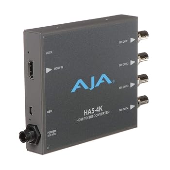 【中古】Aja HA5-4K 4K HDMI - 4K SDI ミニコンバーター