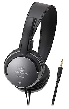 【中古】オーディオテクニカ ATH-250AV ヘッドホン 有線 音楽・映画観賞用 軽量 3.5mm接続 ブラック