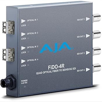 【中古】Aja FiDO クアッドチャンネル LC 衣料繊維から3G-SDI ミニコンピューター取り替えっこ